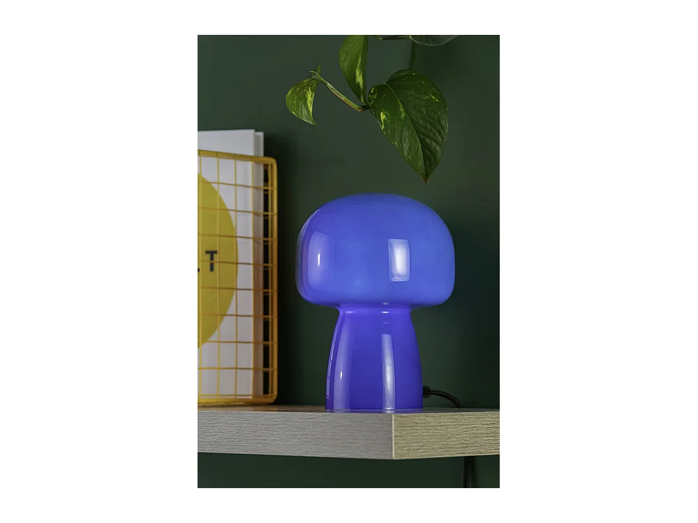 Lampe de table Fervor - 15x15x20 cm - Bleu