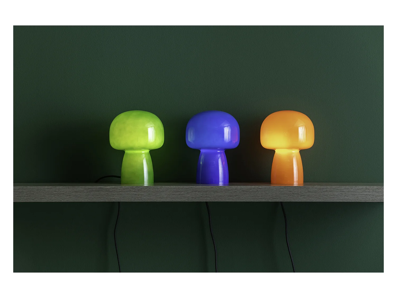 Lampe de table Fervor - 15x15x20 cm - Bleu