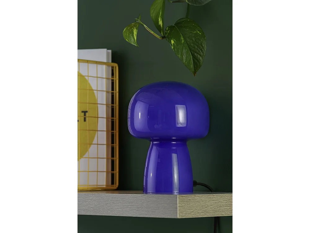 Lampe de table Fervor - 15x15x20 cm - Bleu