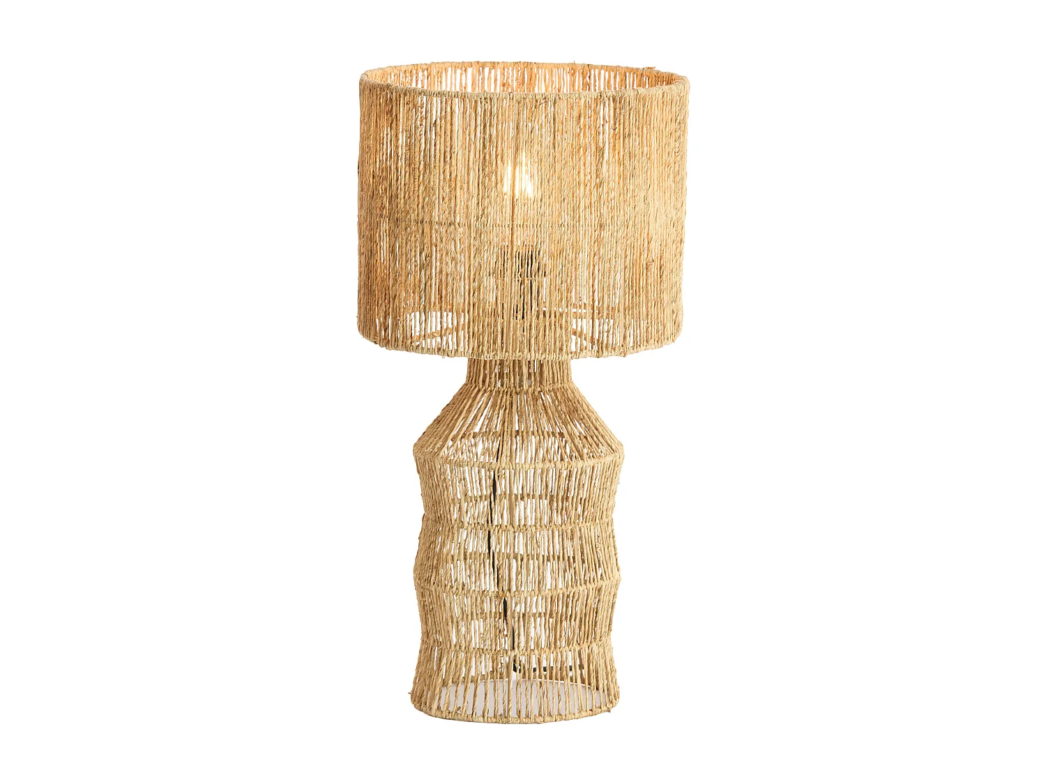 Lampe de table TIDEA - Ø28x56 cm - Marron