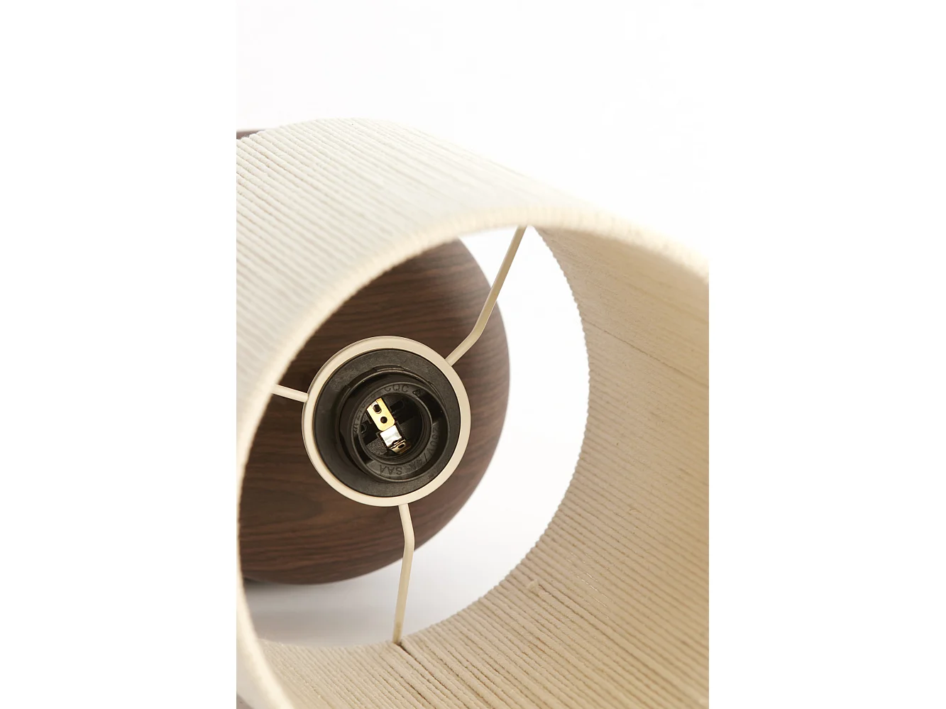 Lampe de table DANIALO - Ø22x50,5 cm - Marron