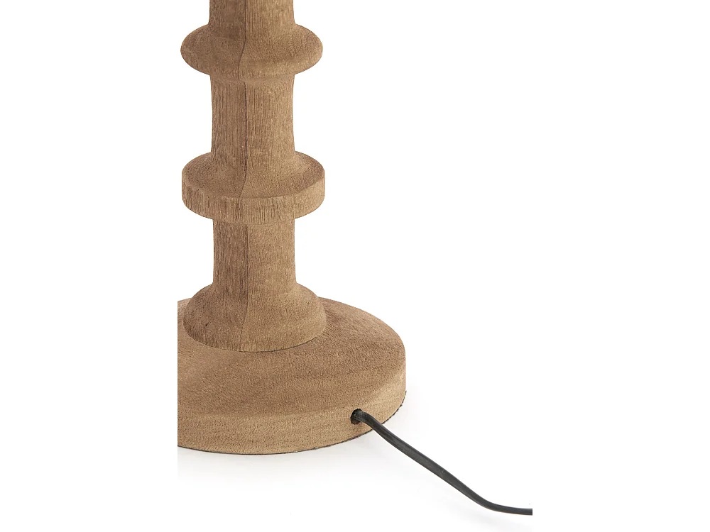 Pied de lampe Cecily - Ø16x45 cm - Gris