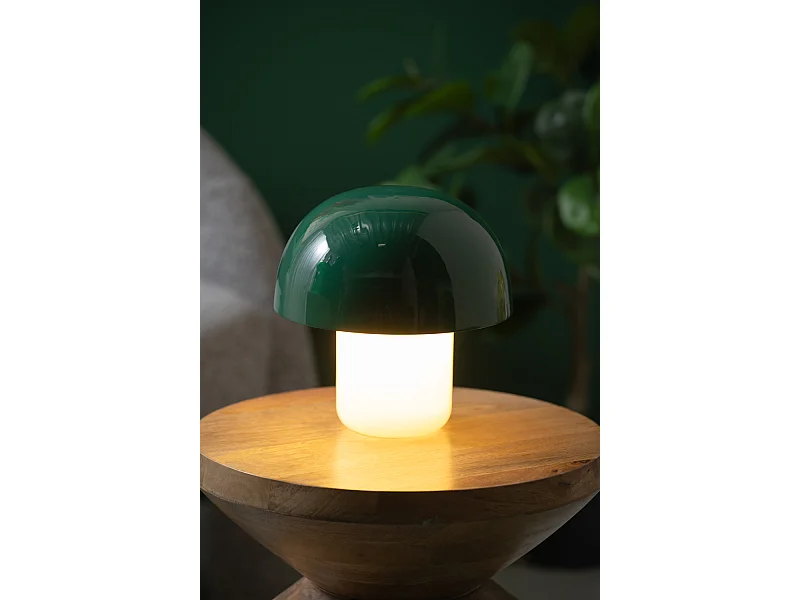 Lámpara de mesa Nuevo Mini Mushroom - Verde retro
