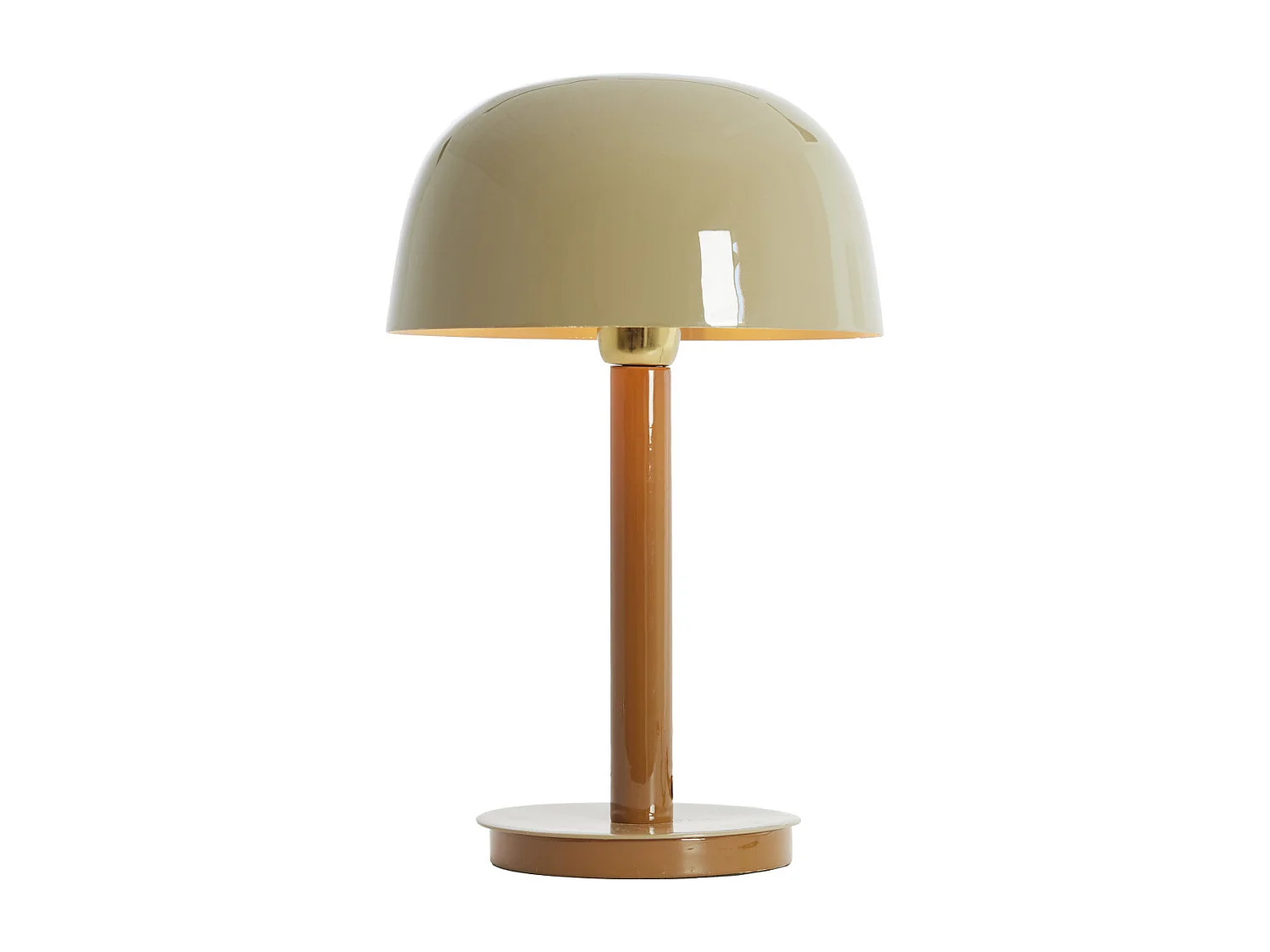Lampe de table MARIVET - Ø25x37 cm - Marron
