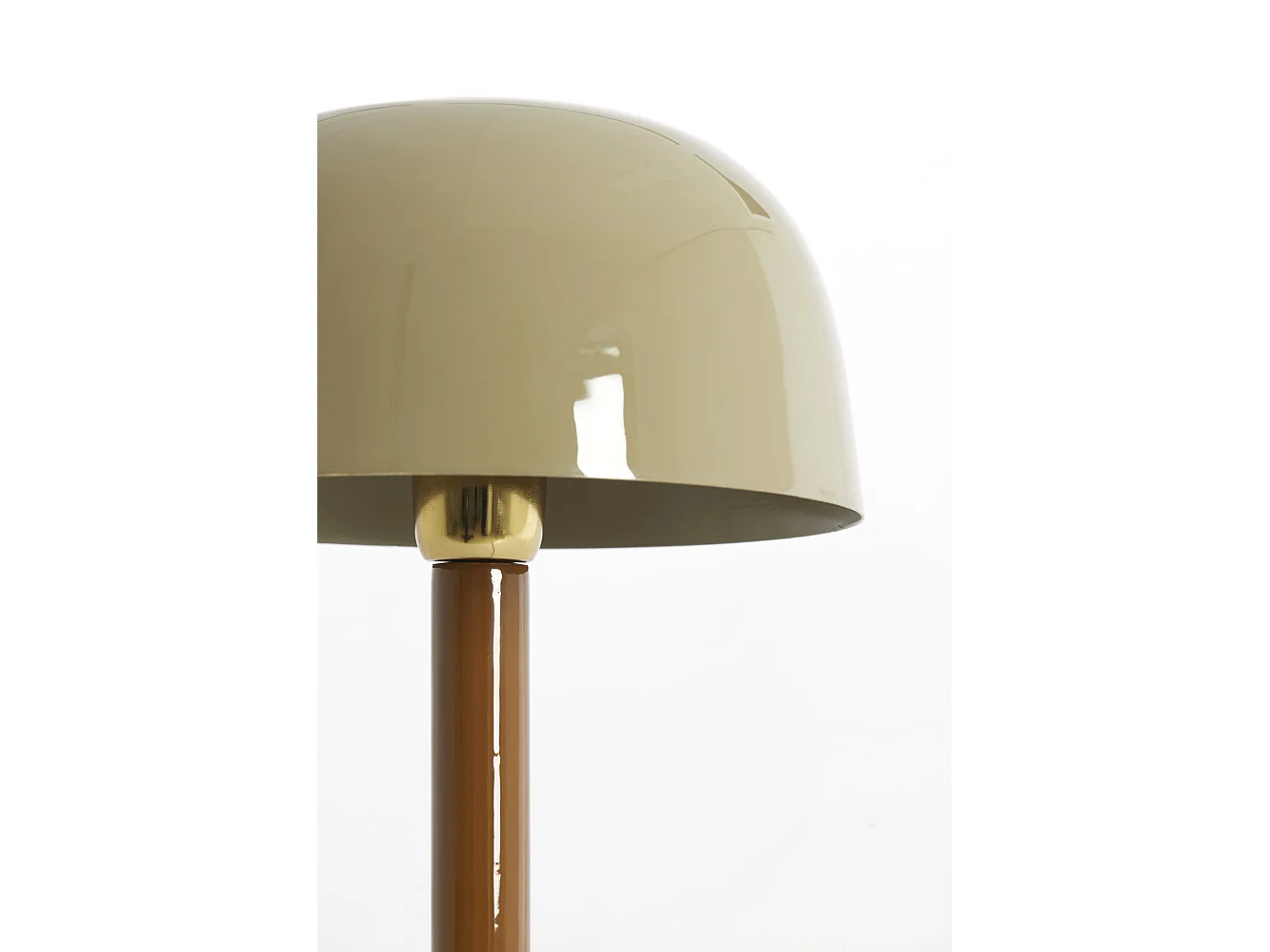 Lampe de table MARIVET - Ø25x37 cm - Marron