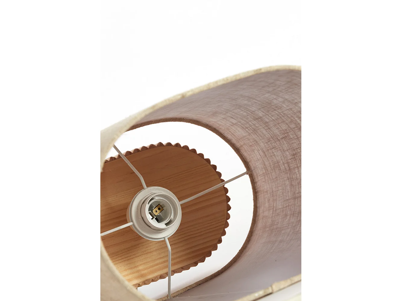 Lampe de table LASLO - 30x20x70 cm - Marron