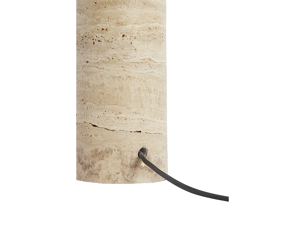 Pied de lampe MALAKAI - Ø9x28 cm - Marron