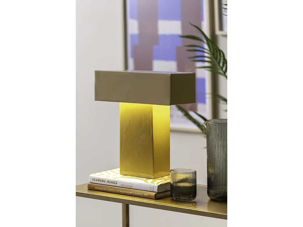 Lampe de table Grato - 32x15x35 cm - Jaune