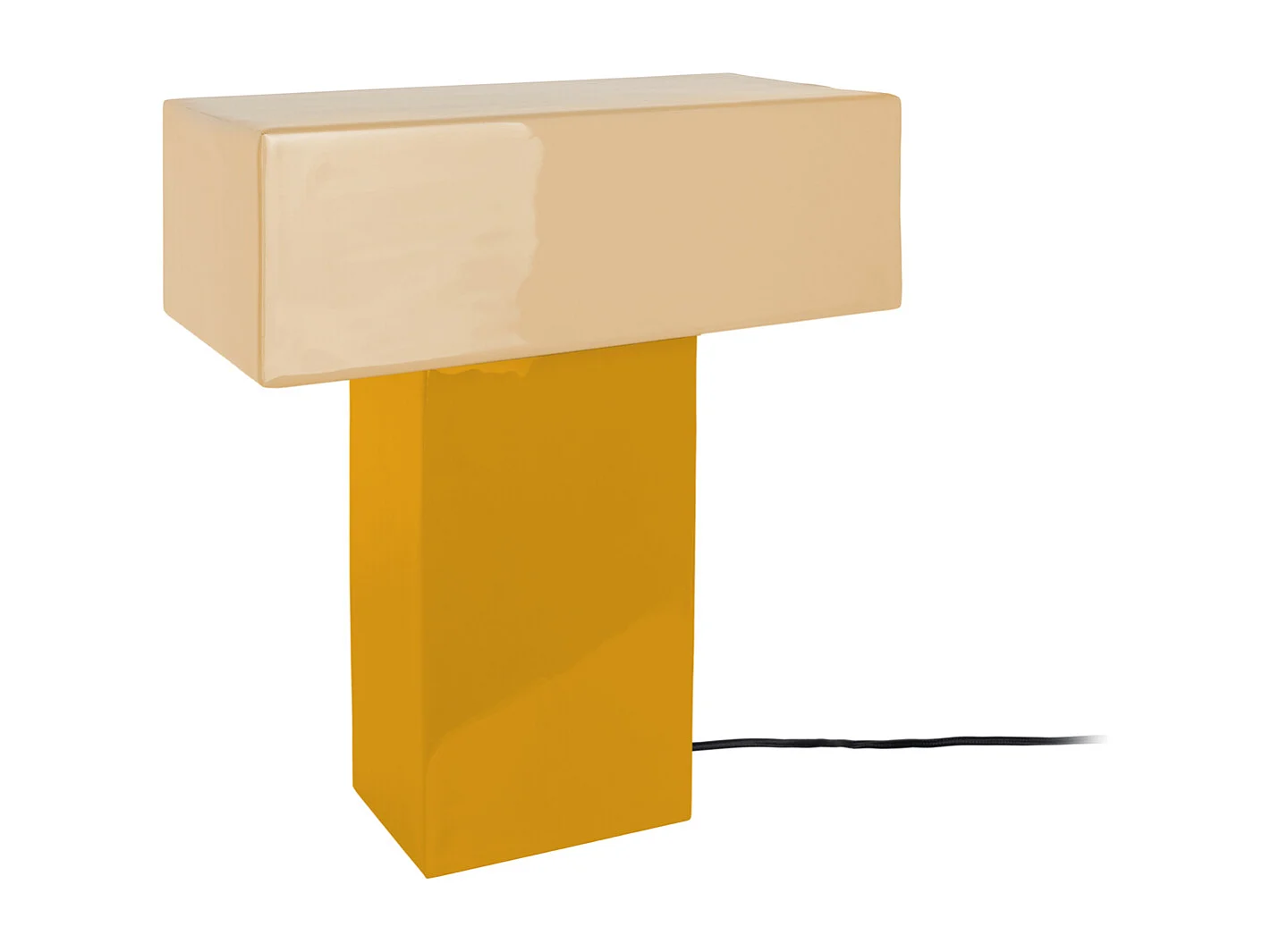 Lampe de table Grato - 32x15x35 cm - Jaune