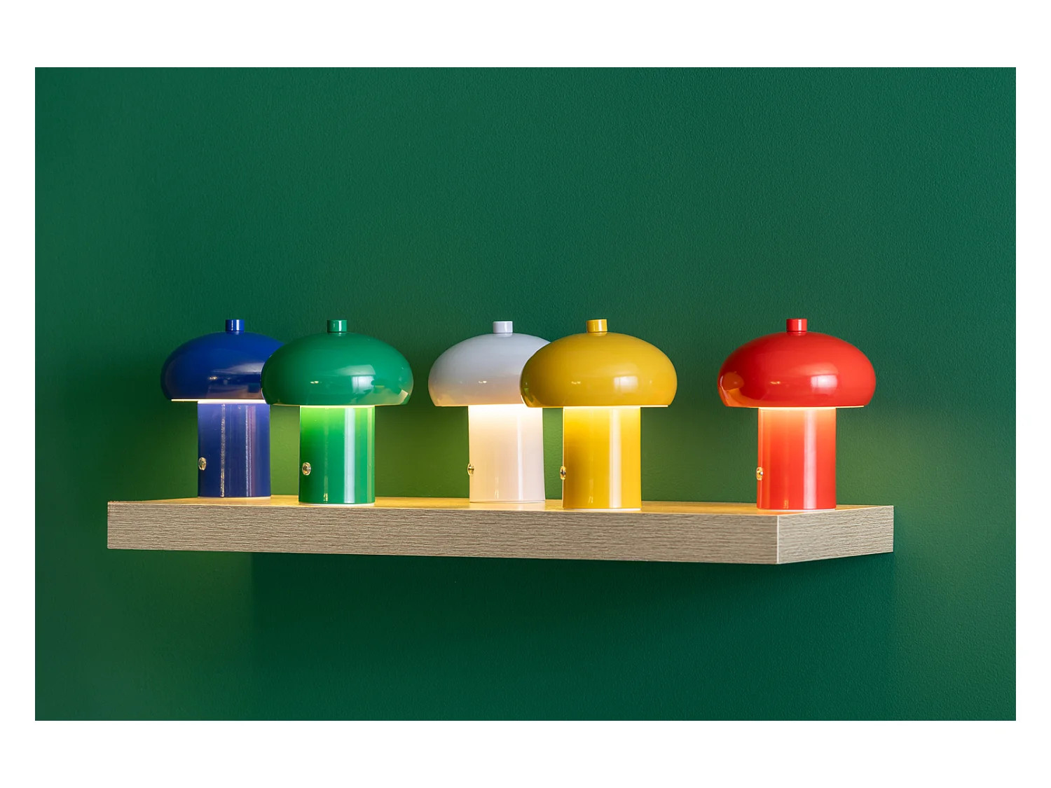 Lampe de table LED Retro Seta - 12,5 x 12,5 x 15 cm - Jaune