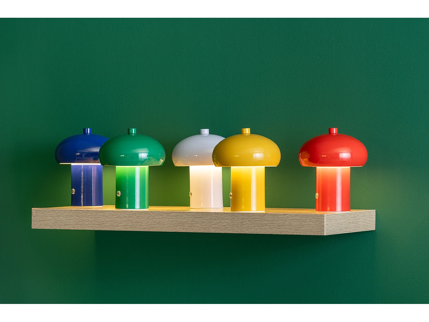 Lámpara de mesa Retro Seta LED - Amarillo mango