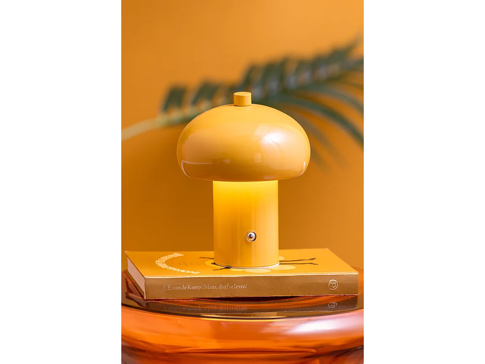 Lámpara de mesa Retro Seta LED - Amarillo mango