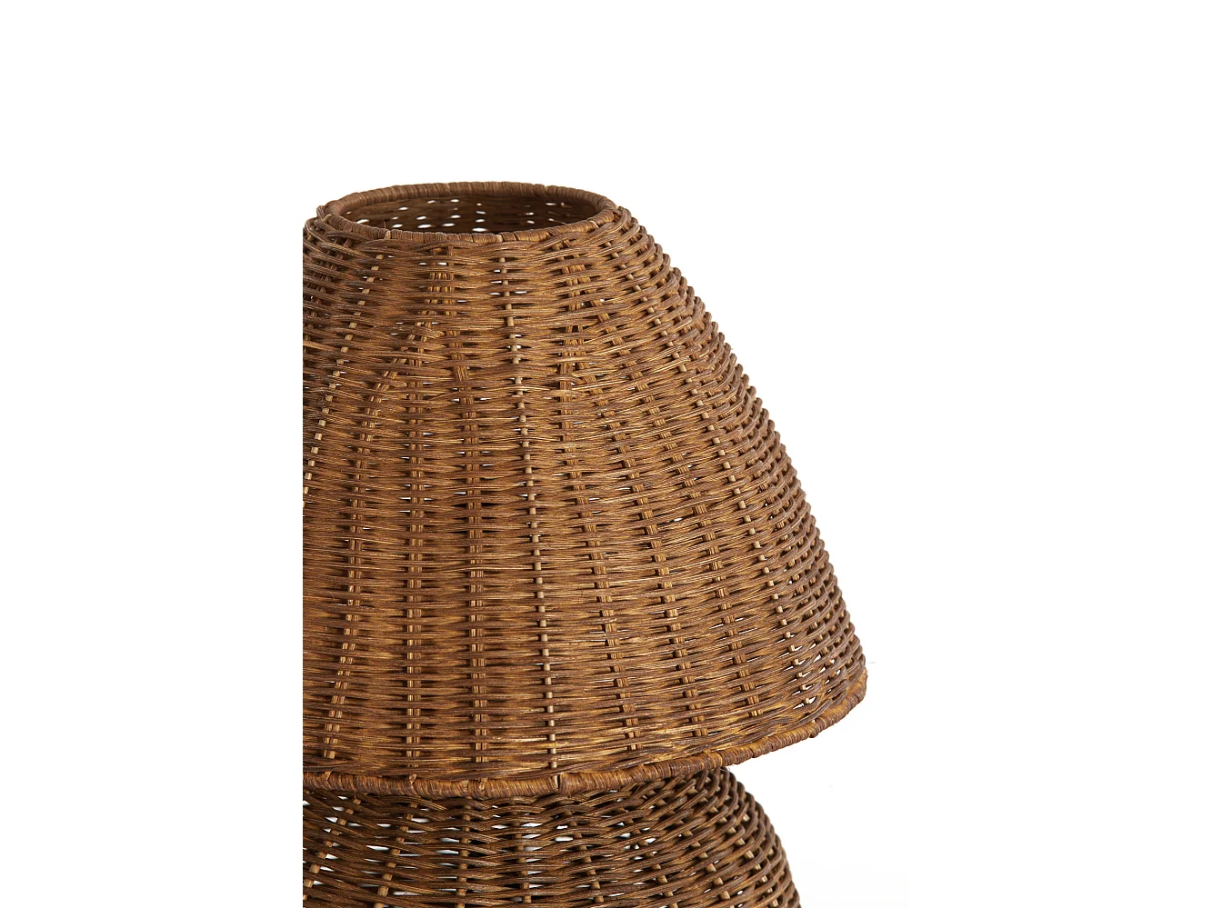 Lampe de table MAVON - Ø27,5x35 cm - Marron