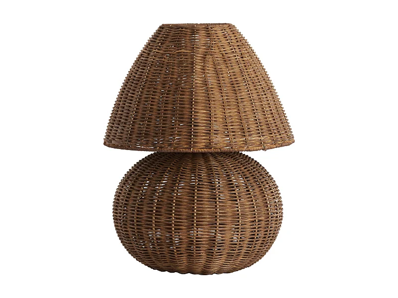 Lampe de table MAVON - Ø27,5x35 cm - Marron