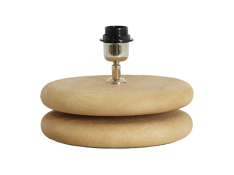 Pied de lampe EBOLI - Ø25x9 cm - Marron