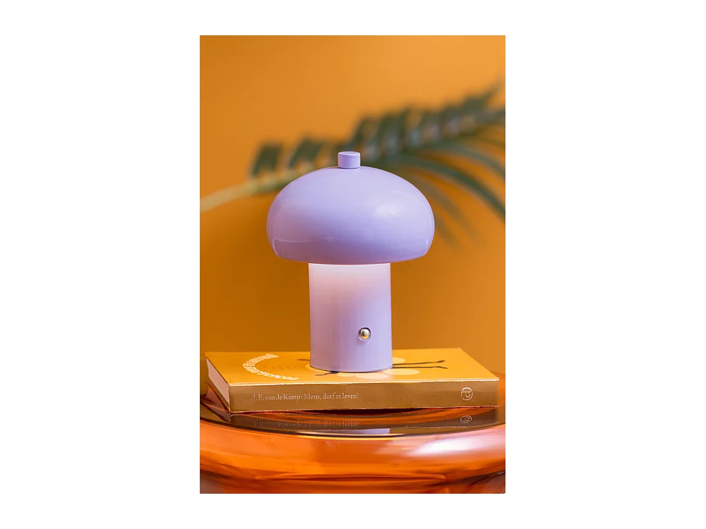 Lampe de table LED Retro Seta - 12,5 x 12,5 x 15 cm - Violet