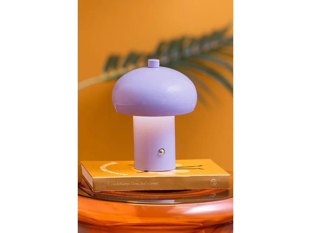 Lampe de table LED Retro Seta - 12,5 x 12,5 x 15 cm - Violet