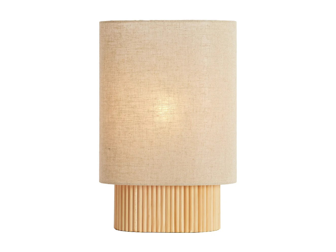 Lampe de table LASLO - 30x20x45 cm - Marron