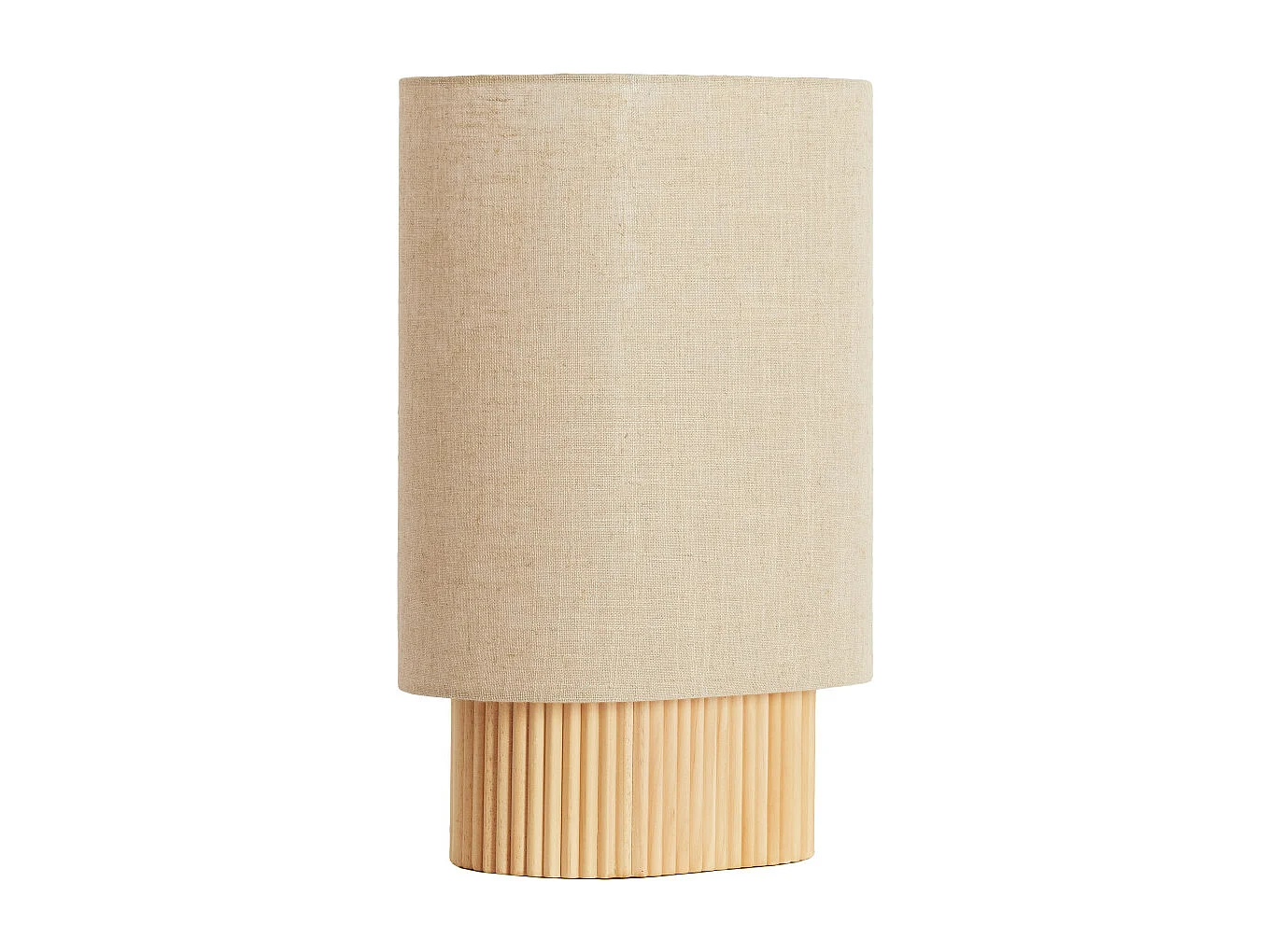 Lampe de table LASLO - 30x20x45 cm - Marron