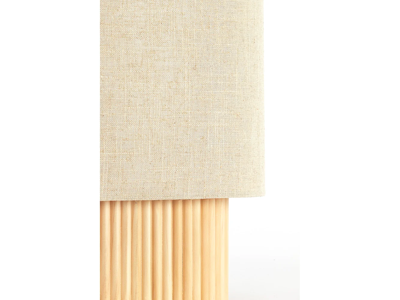 Lampe de table LASLO - 30x20x45 cm - Marron