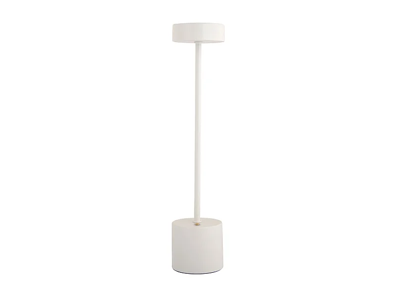 Lampe de table Ganar LED - 8x8x37,5 cm - Blanc