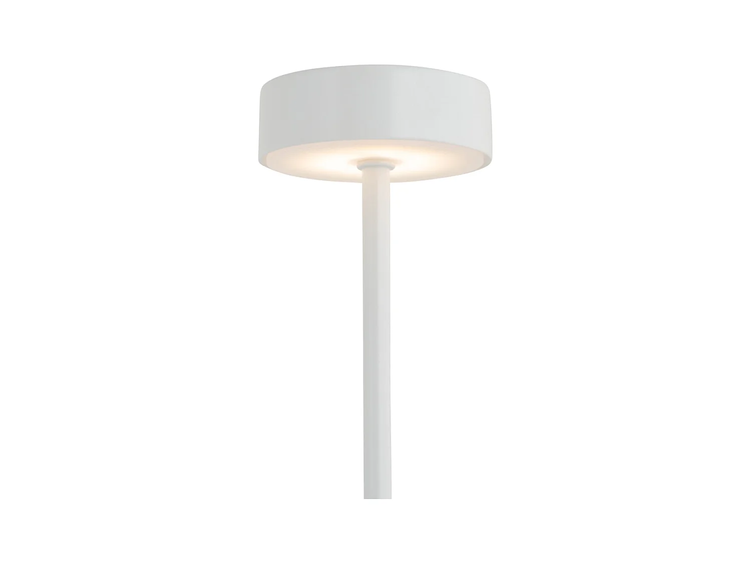 Tischleuchte Ganar LED - 8x8x37,5 cm - Weiß