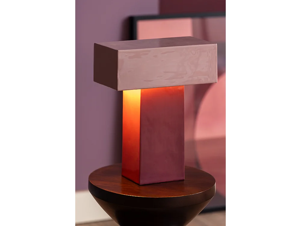 Grato Tischlampe - 32x15x35 cm - Lila