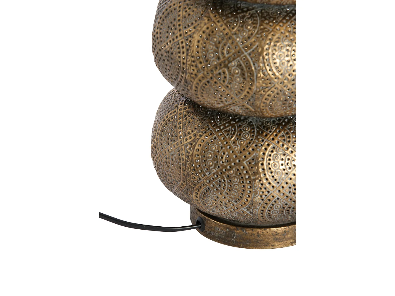 Lampe de table KAITO - Ø19,5x42 cm - Marron