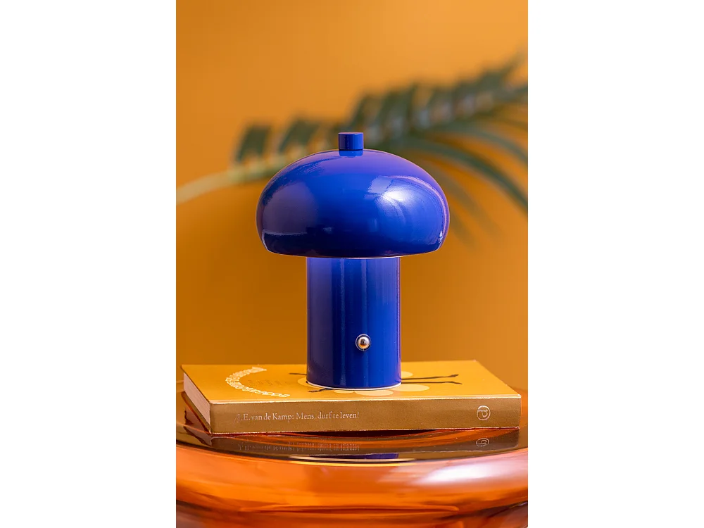 Lámpara de mesa Retro Seta LED - Azul cobalto