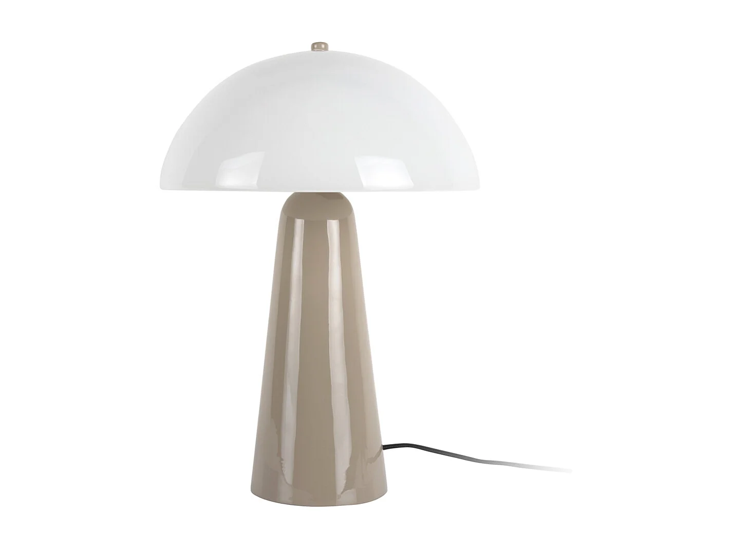 Lampe de table Vidrio - 30x30x42 cm - Gris