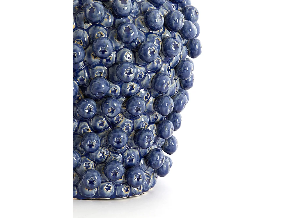 Pied de lampe Berries - 31,5x31x35 cm - Bleu