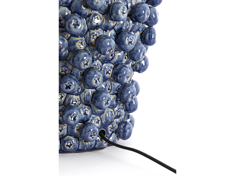 Pied de lampe Berries - 31,5x31x35 cm - Bleu
