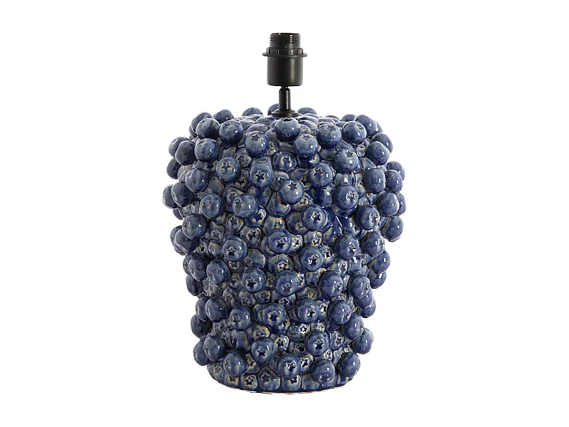 Pied de lampe Berries - 31,5x31x35 cm - Bleu