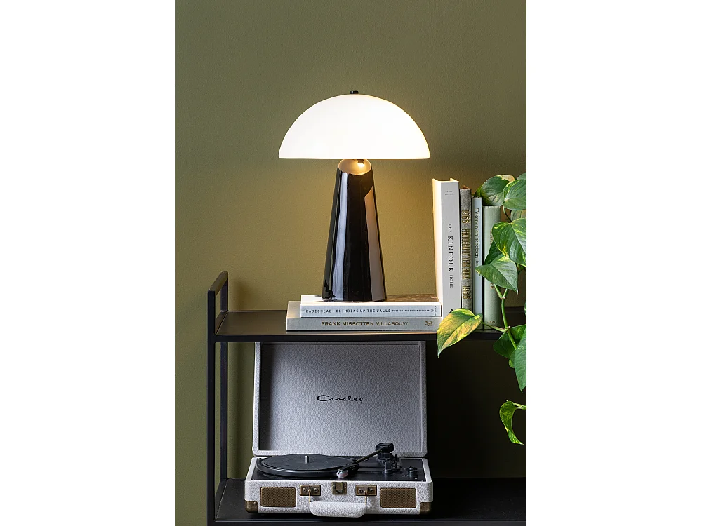 Lampe de table Vidrio - 30x30x42 cm - Noir