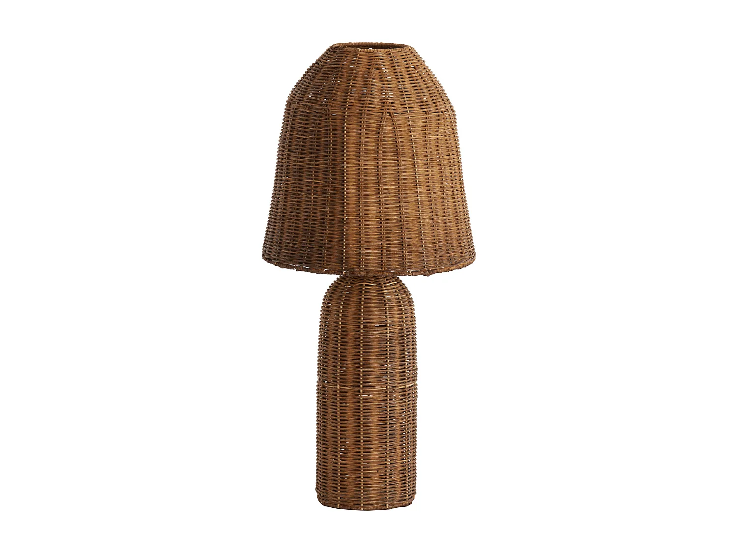 Lampe de table MANDOR - Ø28,5x60 cm - Marron
