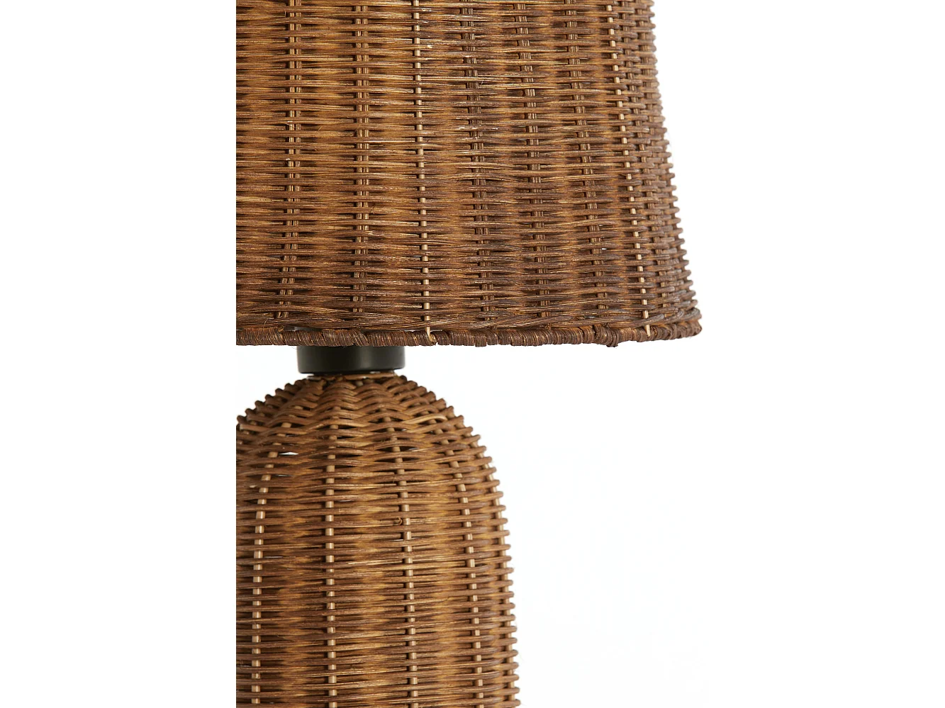 Lampe de table MANDOR - Ø28,5x60 cm - Marron