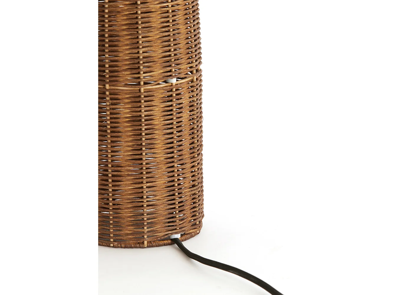 Lampe de table MANDOR - Ø28,5x60 cm - Marron