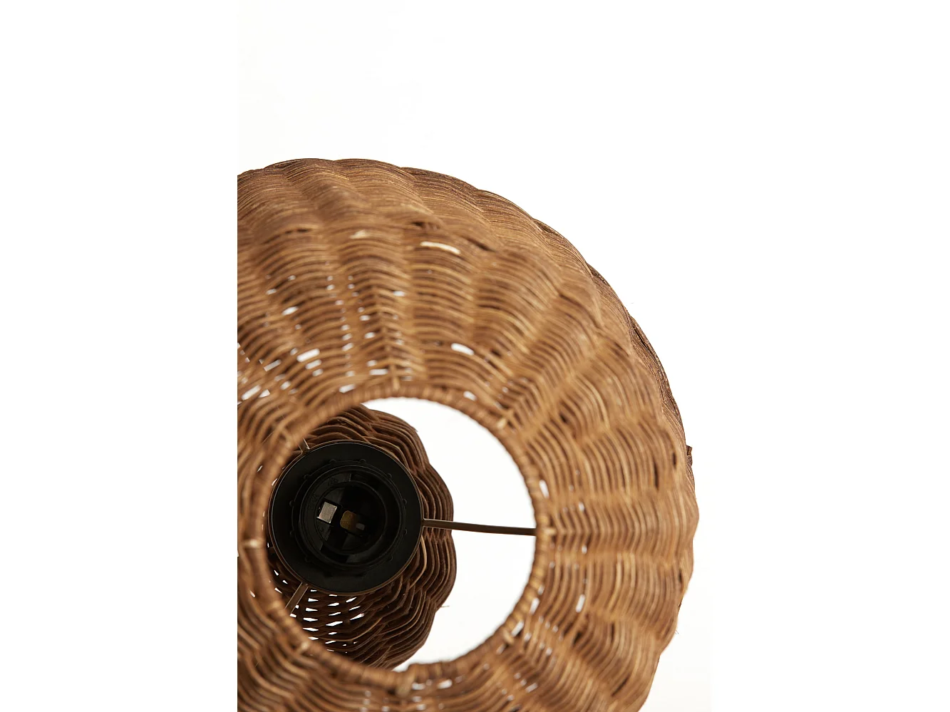 Lampe de table MANDOR - Ø28,5x60 cm - Marron