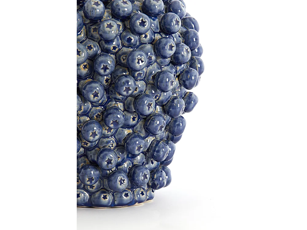 Pied de lampe Berries - 25,5x25x27 cm - Bleu