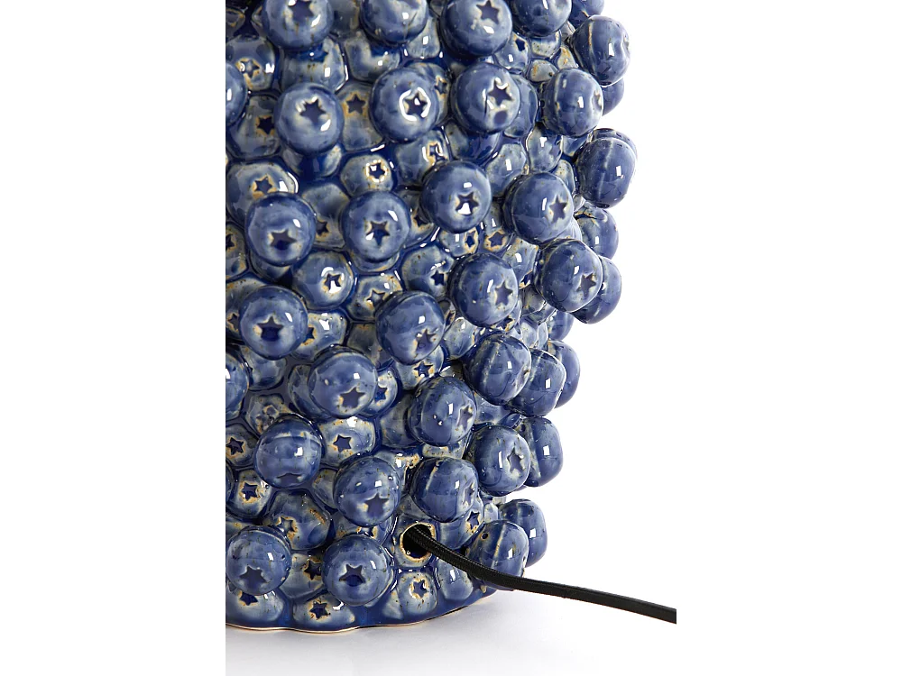 Pied de lampe Berries - 25,5x25x27 cm - Bleu