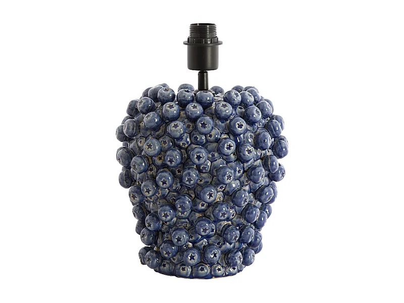 Pied de lampe Berries - 25,5x25x27 cm - Bleu