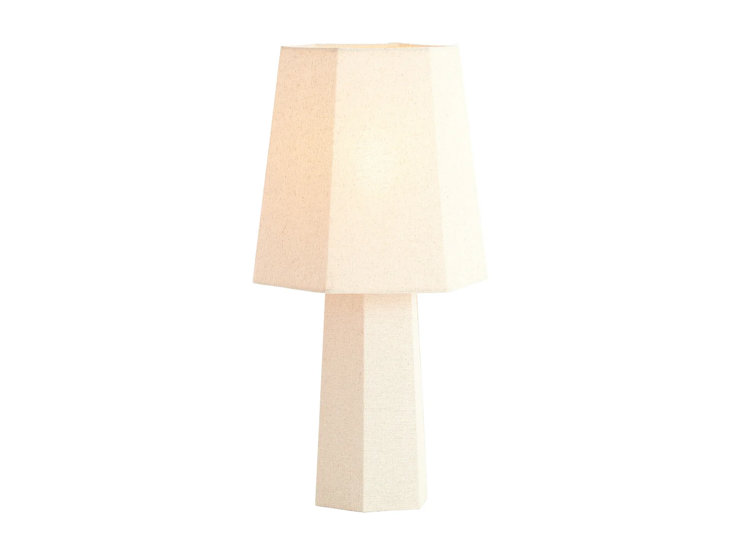Lampe de table MUSABO - Ø25x49 cm - Marron