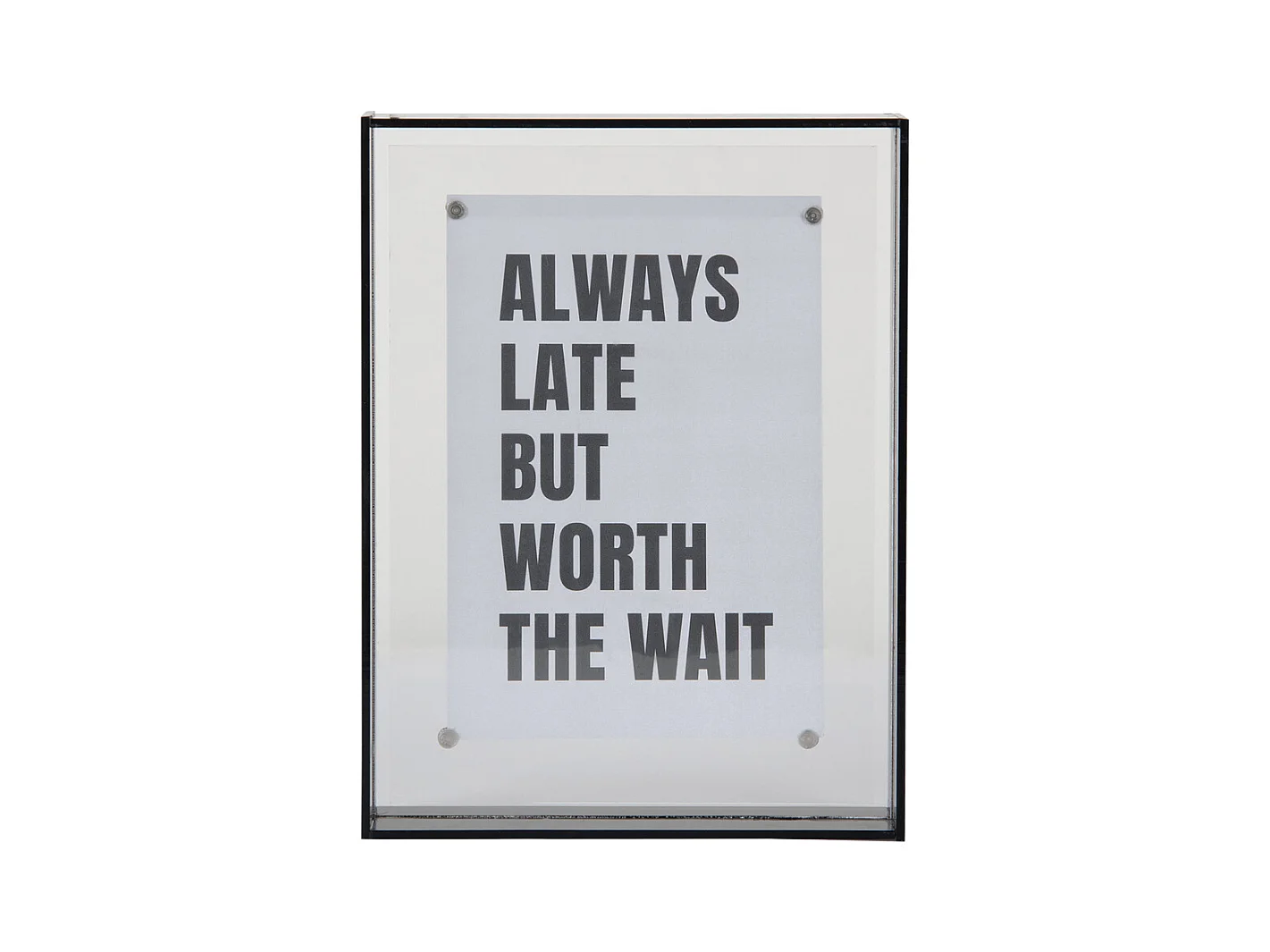 Gayo Bilderrahmen - 14x19x14 cm - Grau