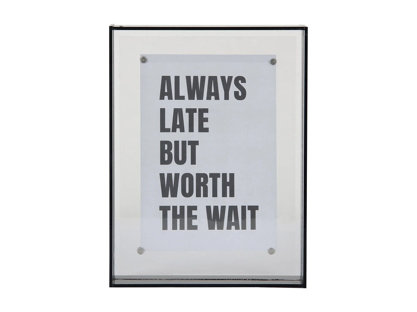 Cadre photo Gayo - 14x19x14 cm - Gris