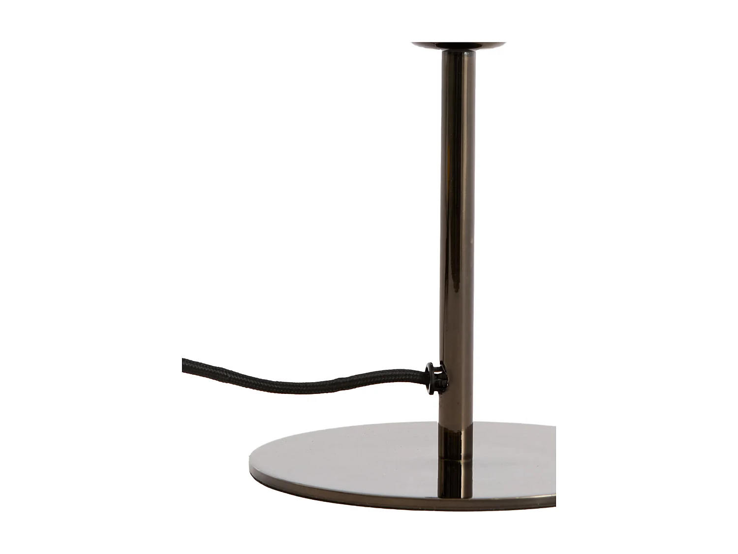 Lampe de table CEDILLO - Ø18x28 cm - Noir