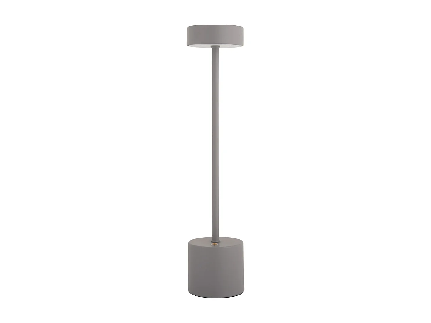 Lampe de table LED Ganar - 8x8x37,5 cm - Gris
