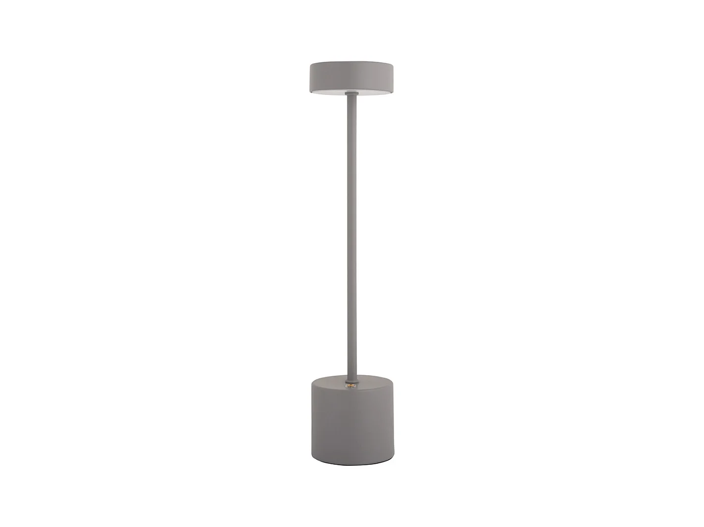 Tafellamp Ganar LED - 8x8x37.5 cm - Grijs
