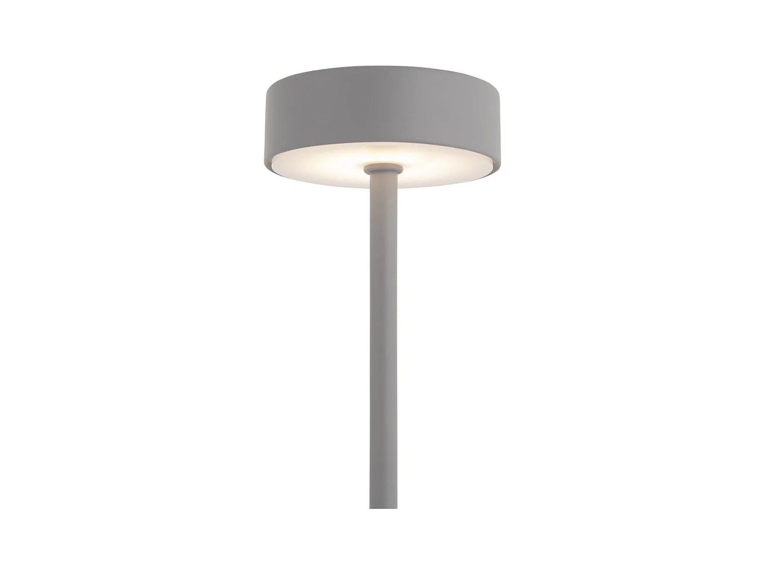 Ganar LED-Tischleuchte - 8x8x37,5 cm - Grau