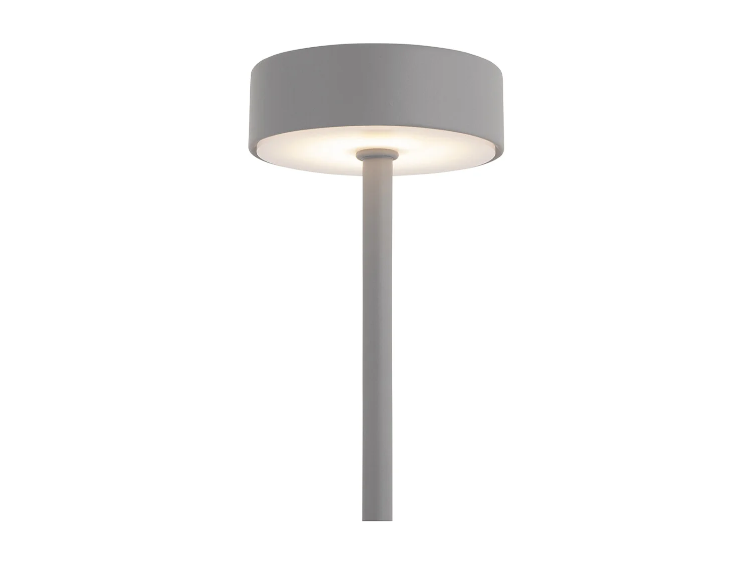 Lampe de table LED Ganar - 8x8x37,5 cm - Gris