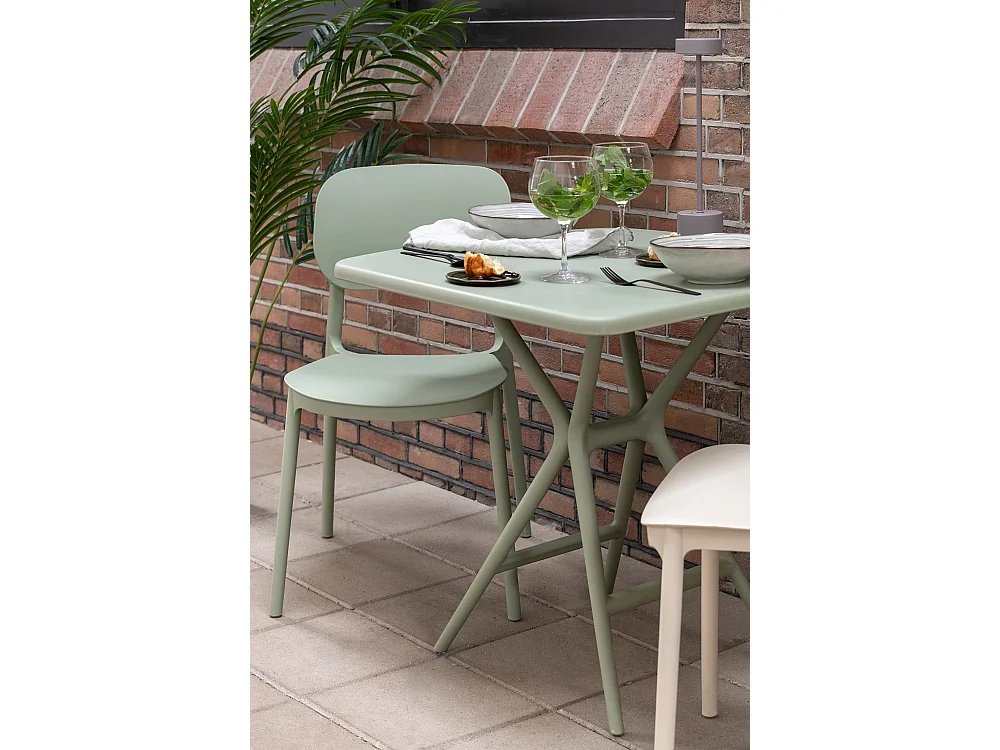 Lampe de table LED Ganar - 8x8x37,5 cm - Gris